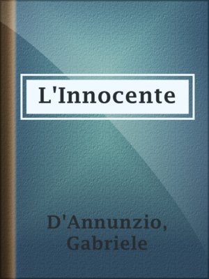 cover image of L'Innocente